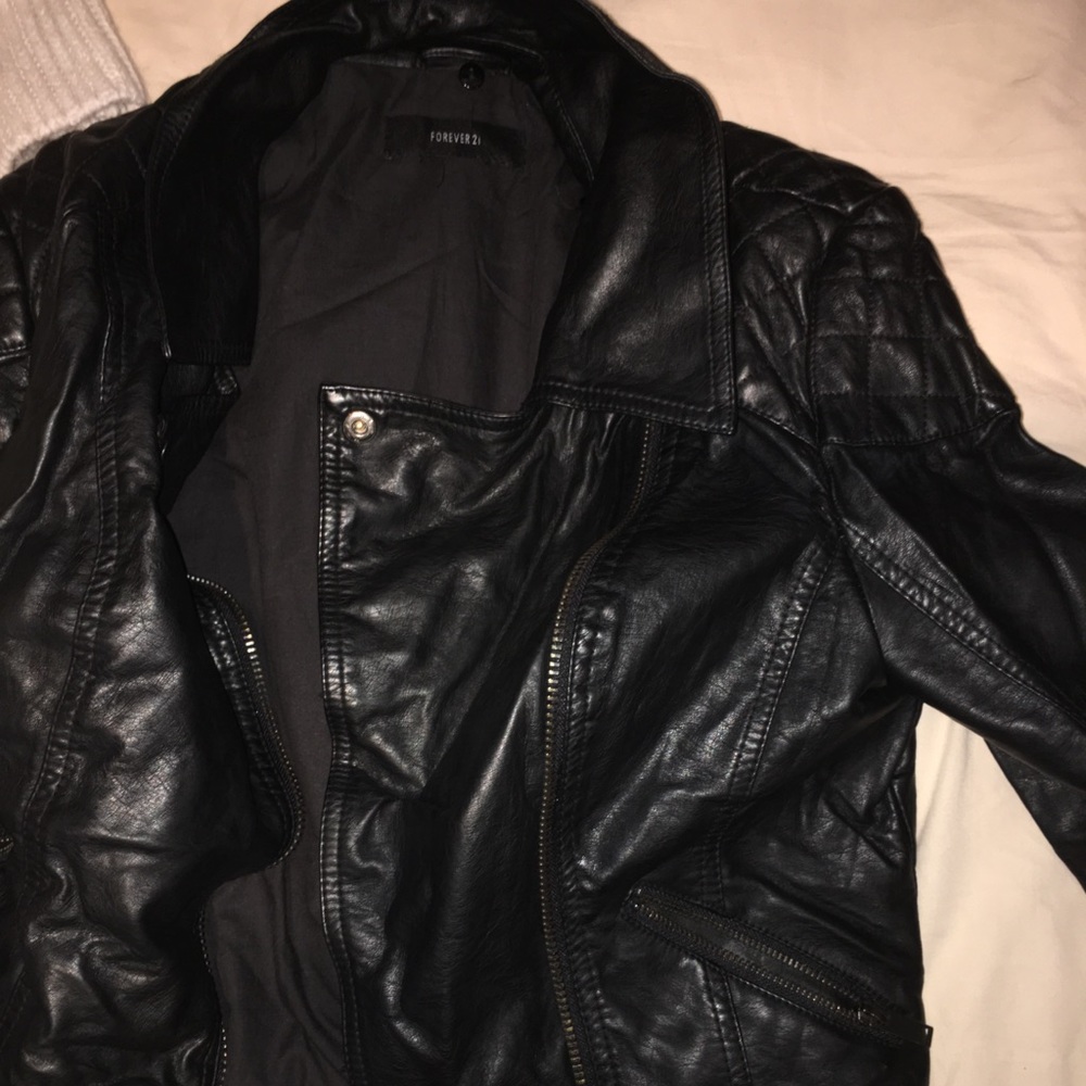 Forever 21 pleather jacket